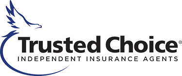 Trusted Choice independent insurance agents logo with an eagle outline.